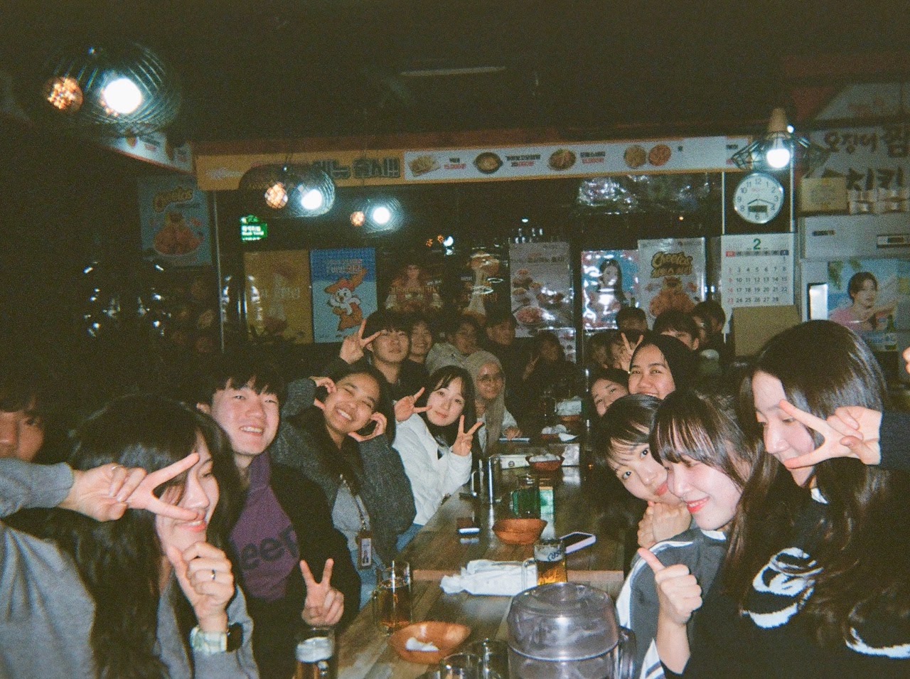Lab members at the farewell gathering